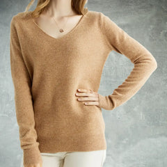 Women's Knitted Pullover Sweaters - Fashionable Mock Neck Tops