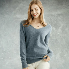 Women's Knitted Pullover Sweaters - Fashionable Mock Neck Tops