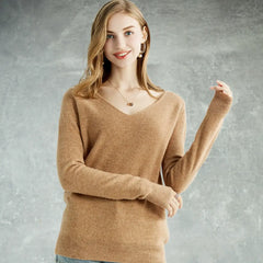 Women's Knitted Pullover Sweaters - Fashionable Mock Neck Tops