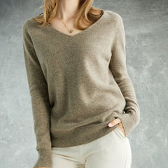 Women's Knitted Pullover Sweaters - Fashionable Mock Neck Tops